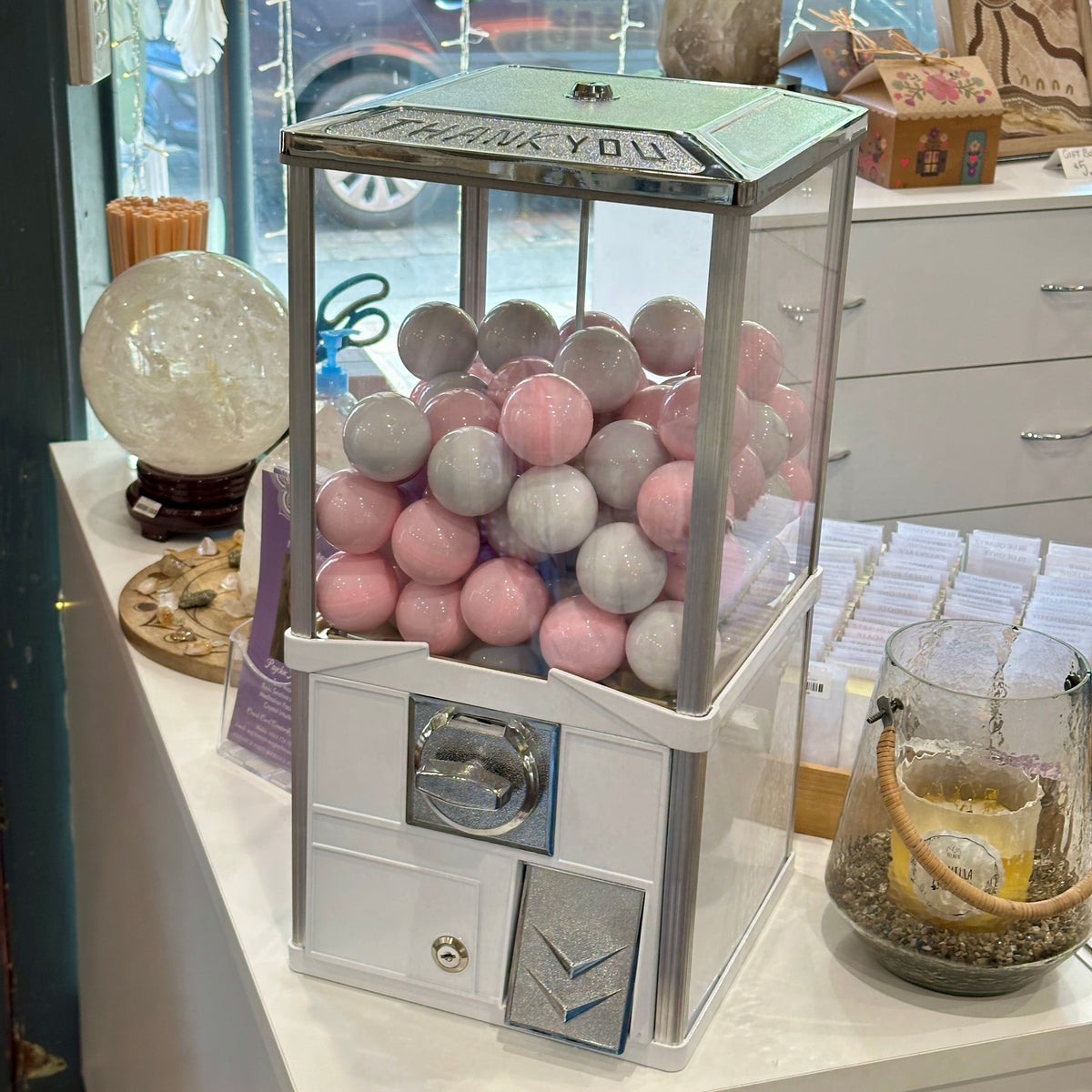 Crystal Gumball Machine