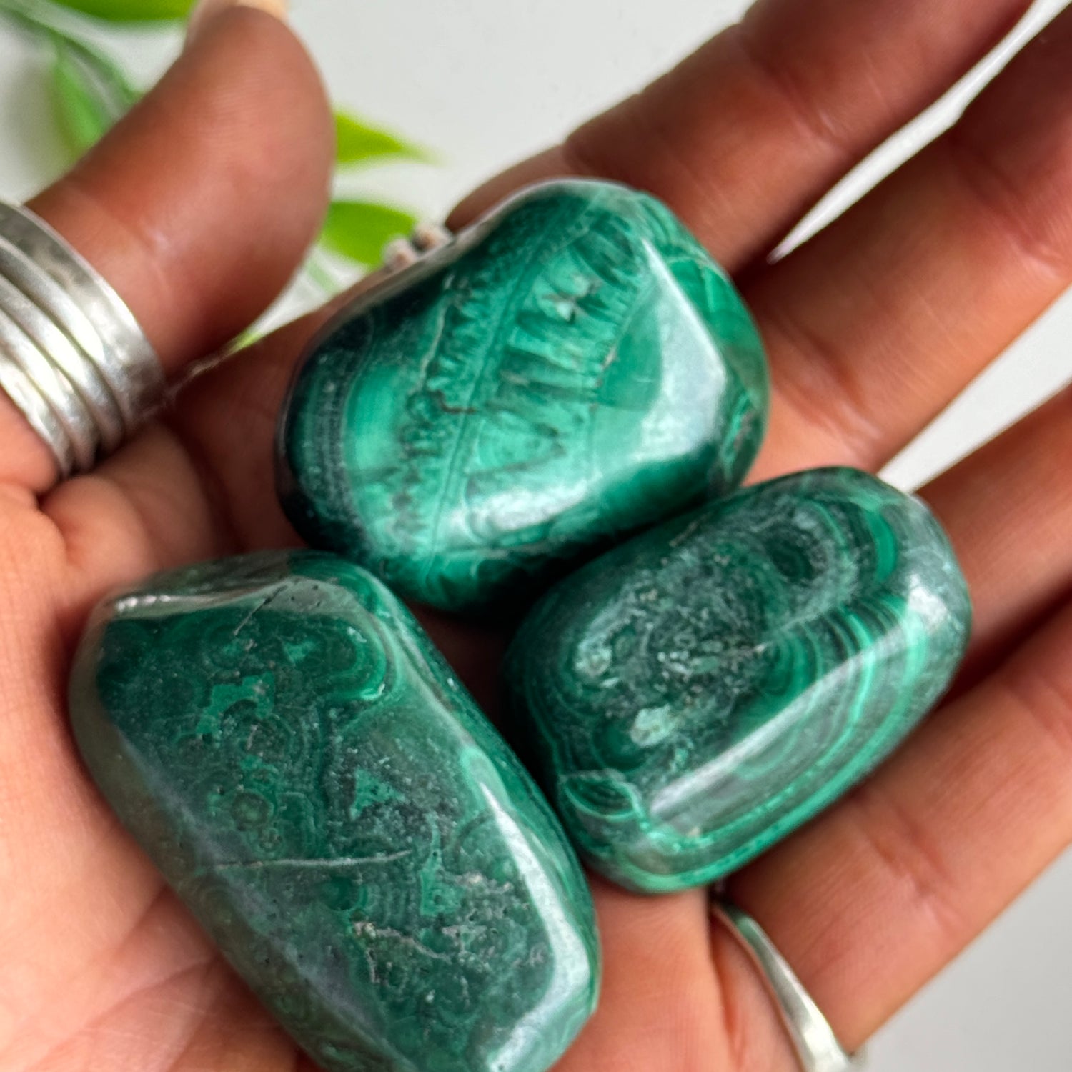 Malachite Tumble Large