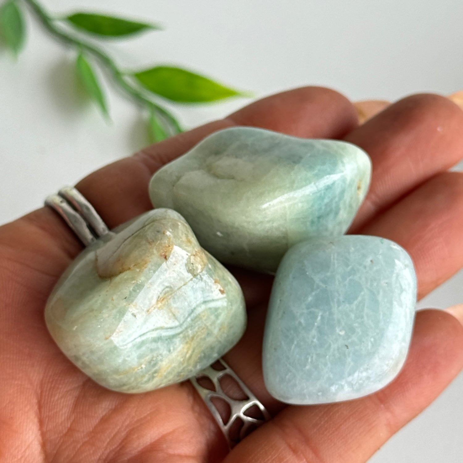 Aquamarine Large Tumbled