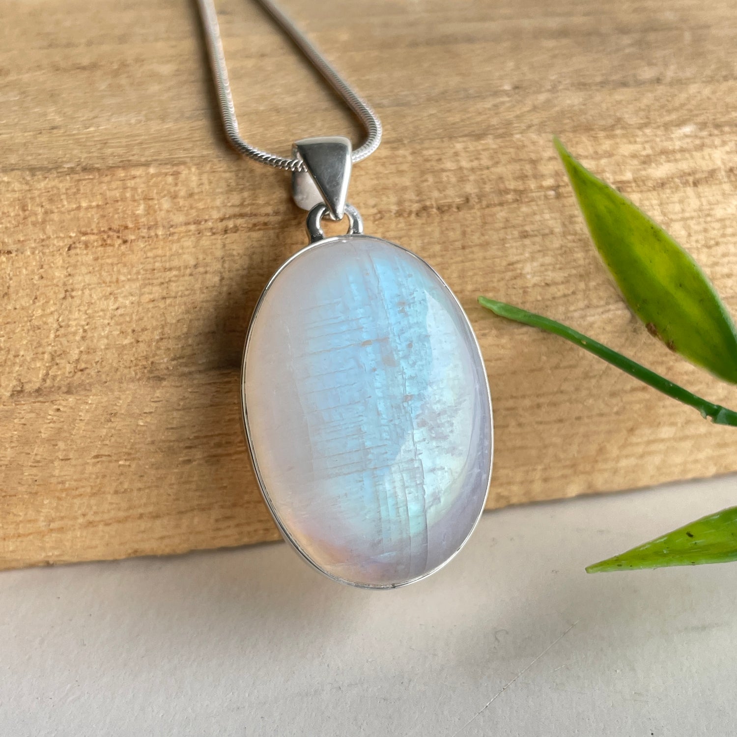 Moonstone Oval Pendant