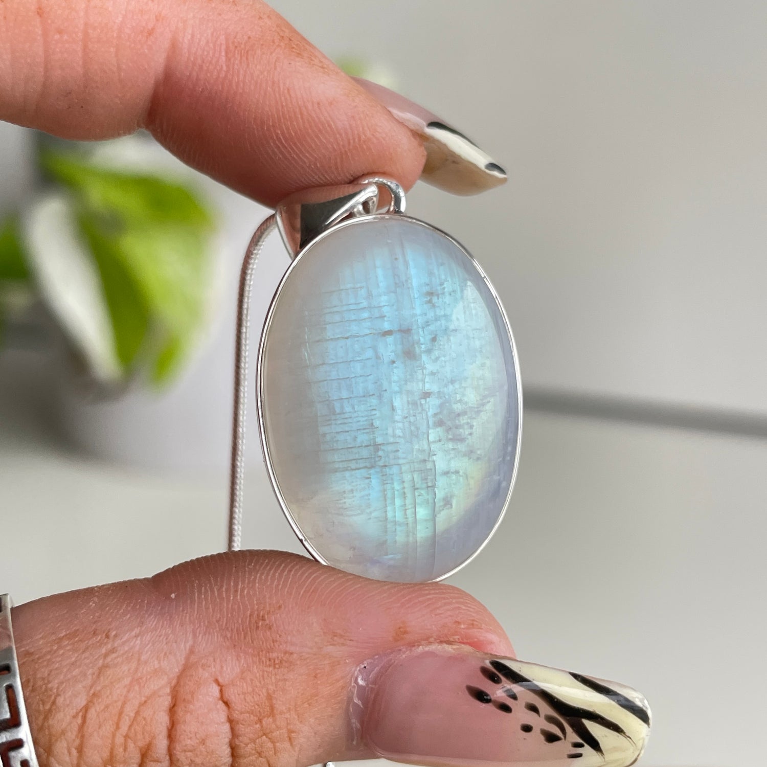 Moonstone Oval Pendant
