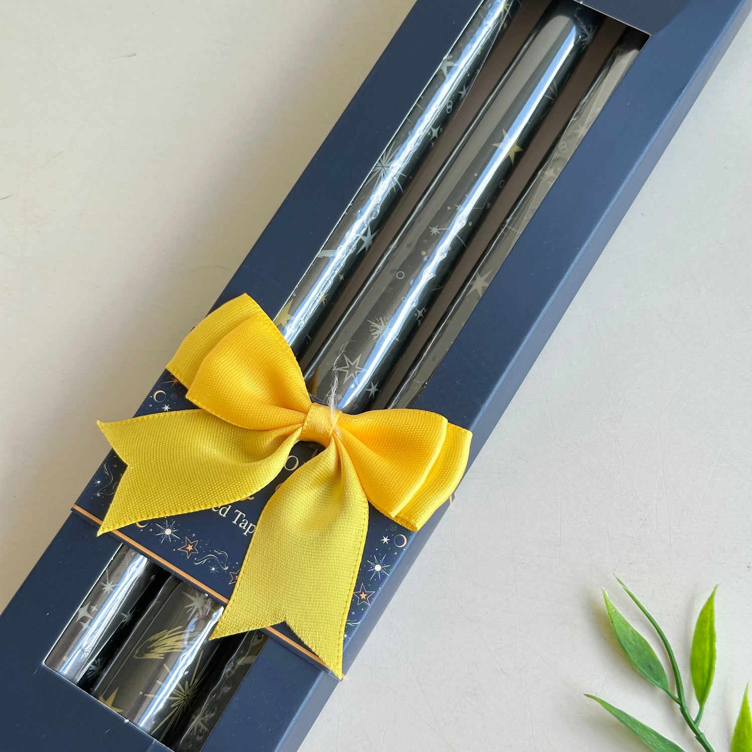 Starry Night Set Of 3 Candles Navy NT25226