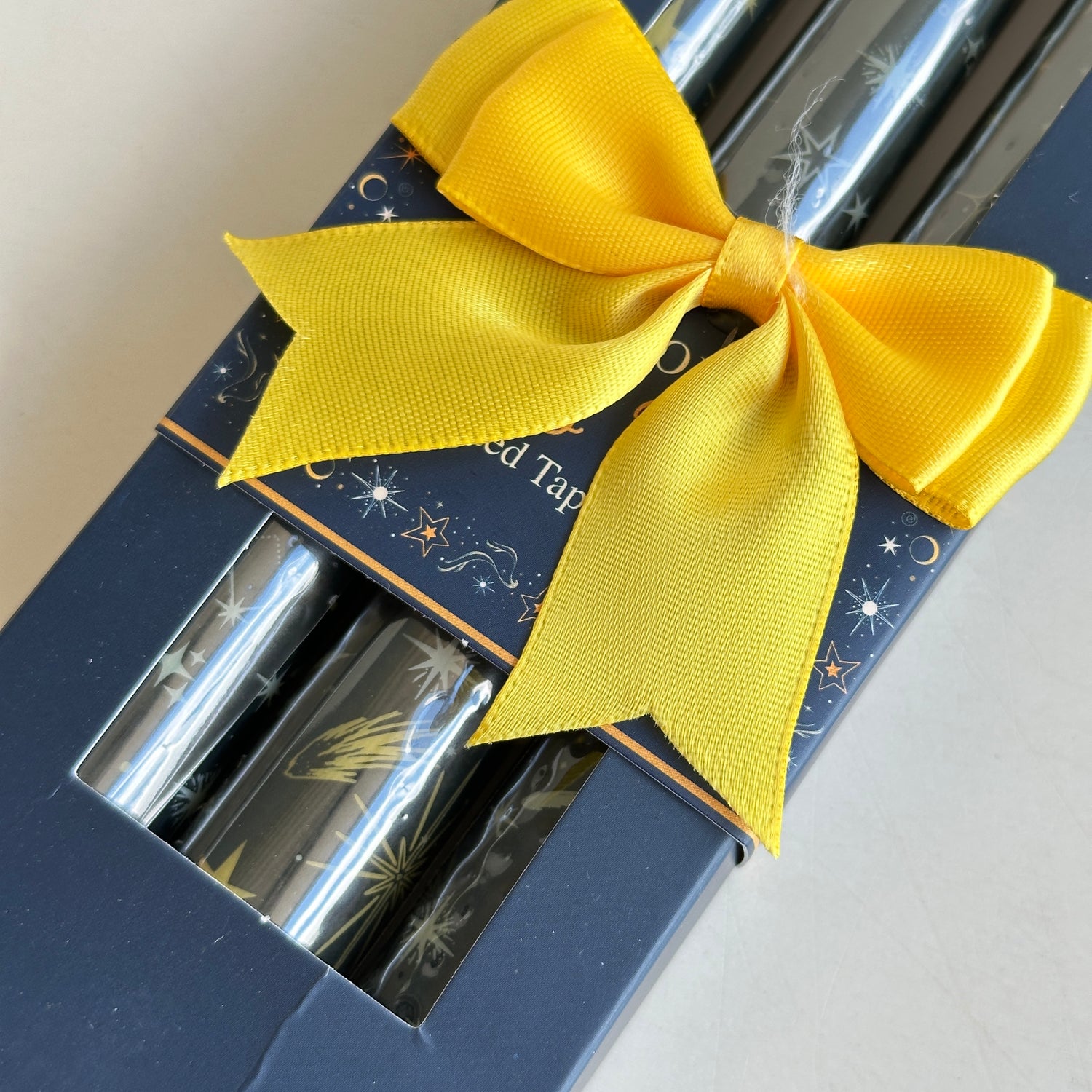 Starry Night Set Of 3 Candles Navy NT25226