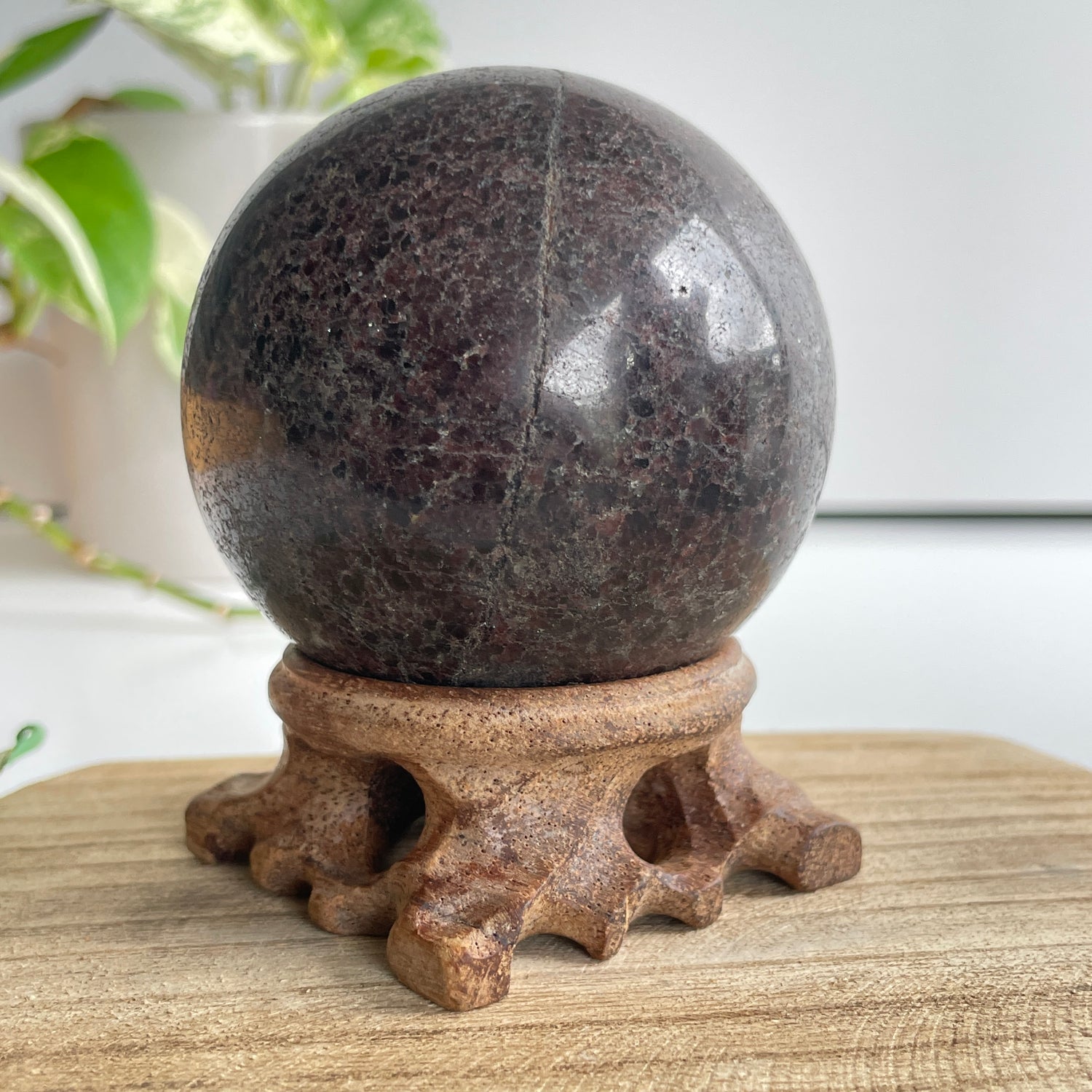 Garnet Sphere 7cm