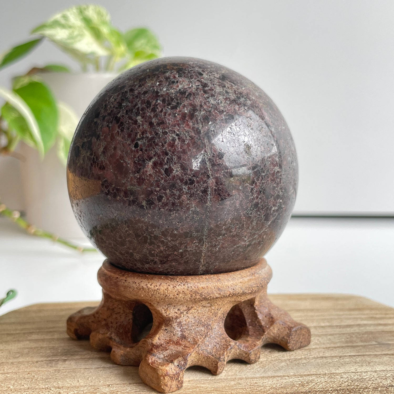 Garnet Sphere 7cm