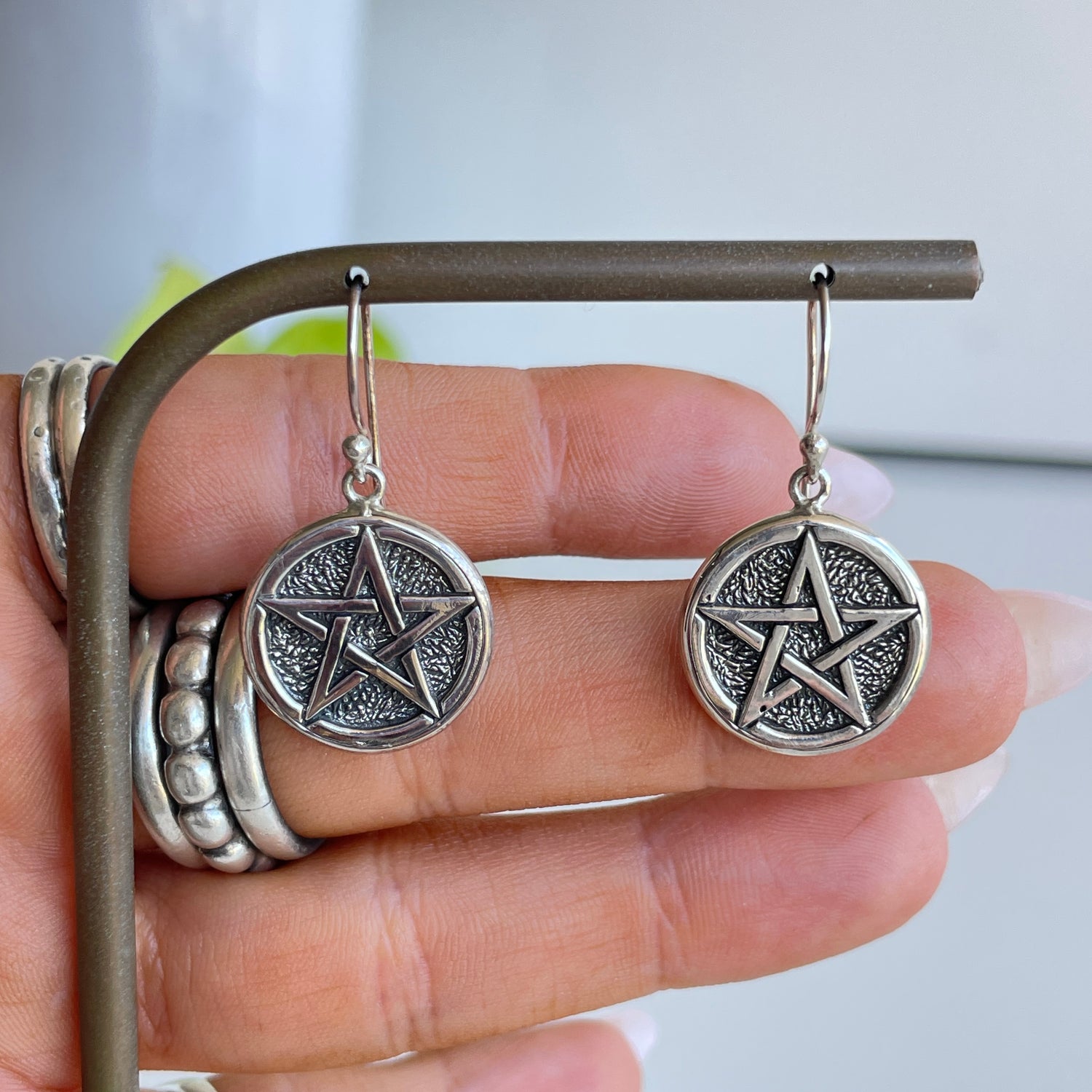 Pentacle Earrings