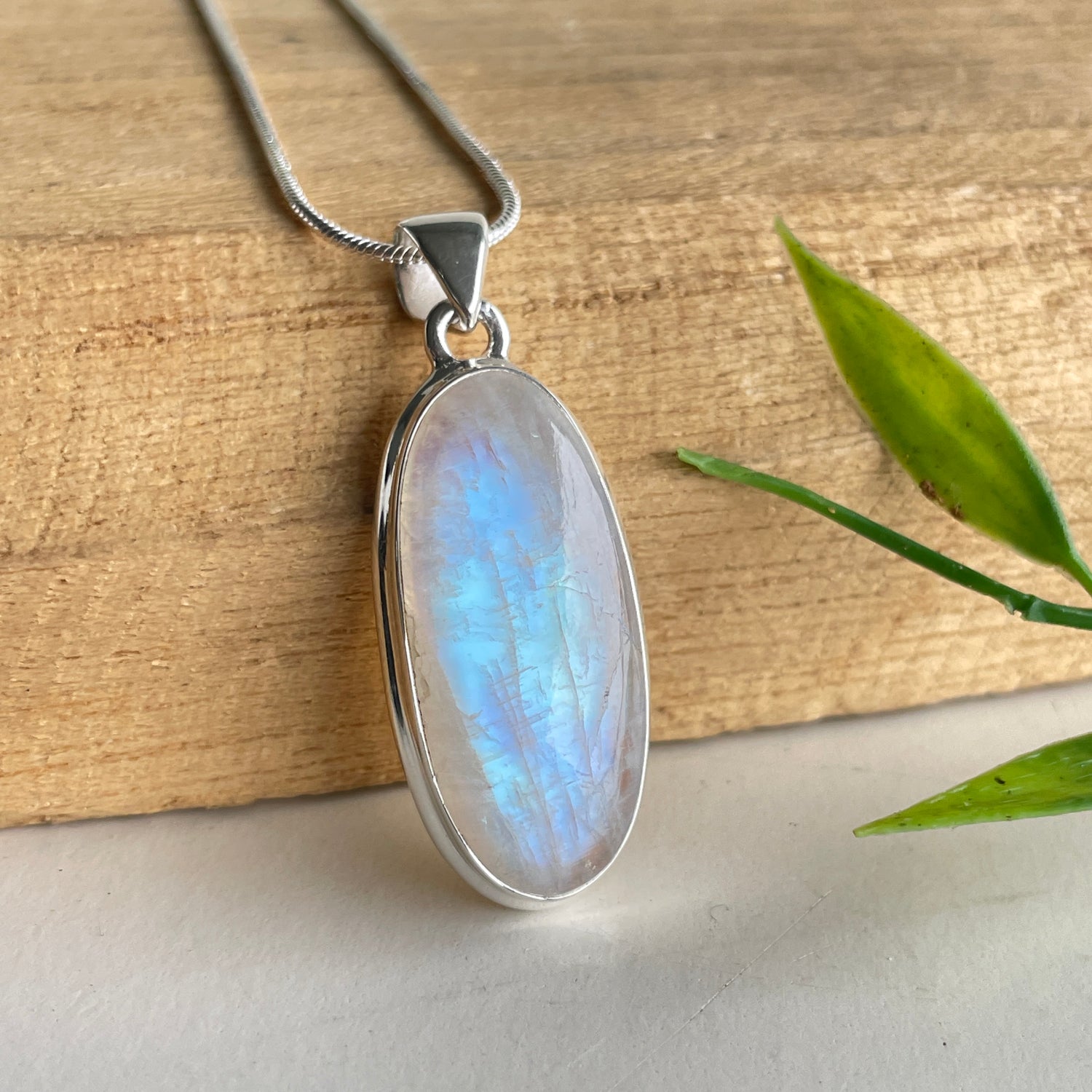 Moonstone Oval Pendant