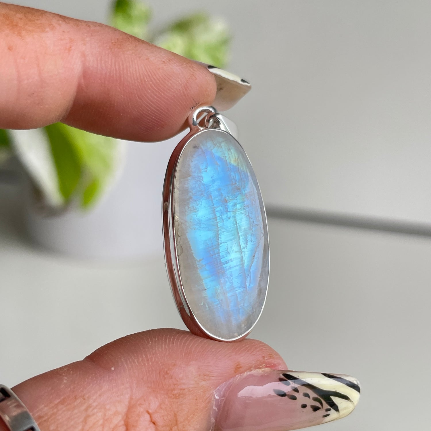 Moonstone Oval Pendant