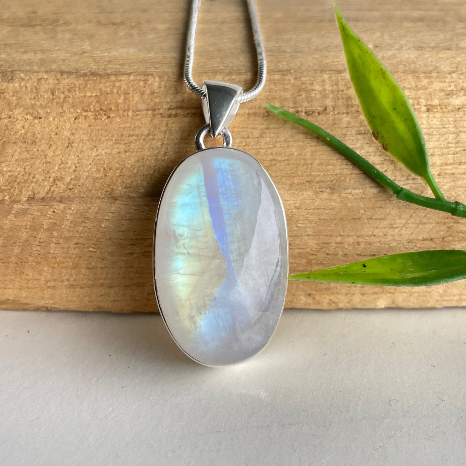 Moonstone Oval Pendant
