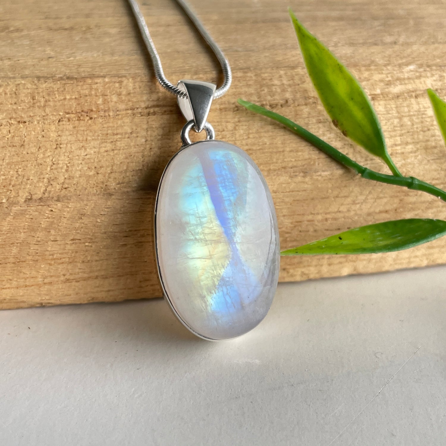 Moonstone Oval Pendant