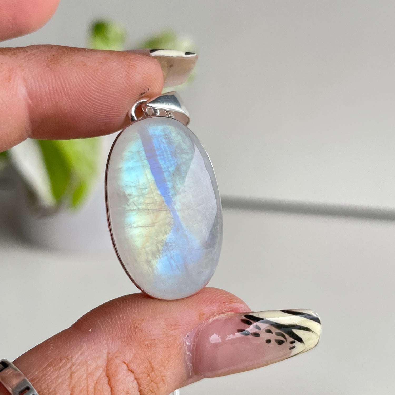 Moonstone Oval Pendant