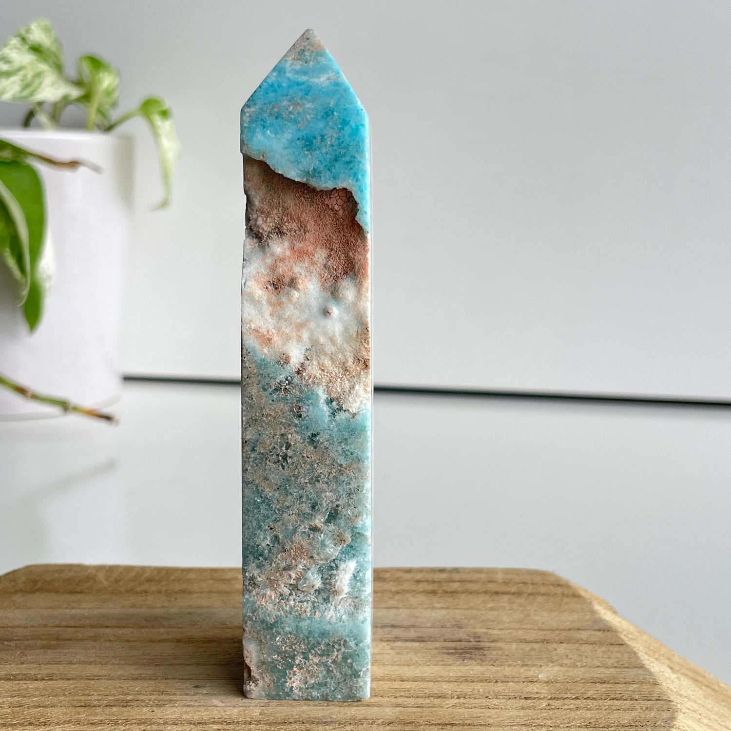 Aragonite Obelisk 12.3cm