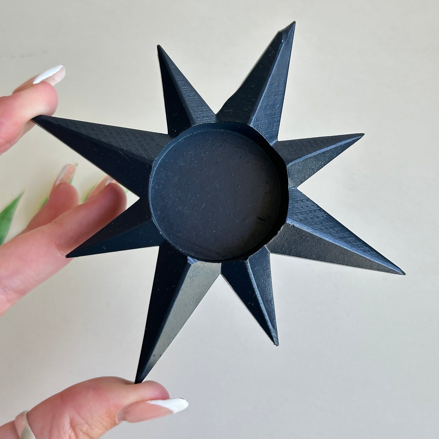 Navy Star Tealight Holder NT25626