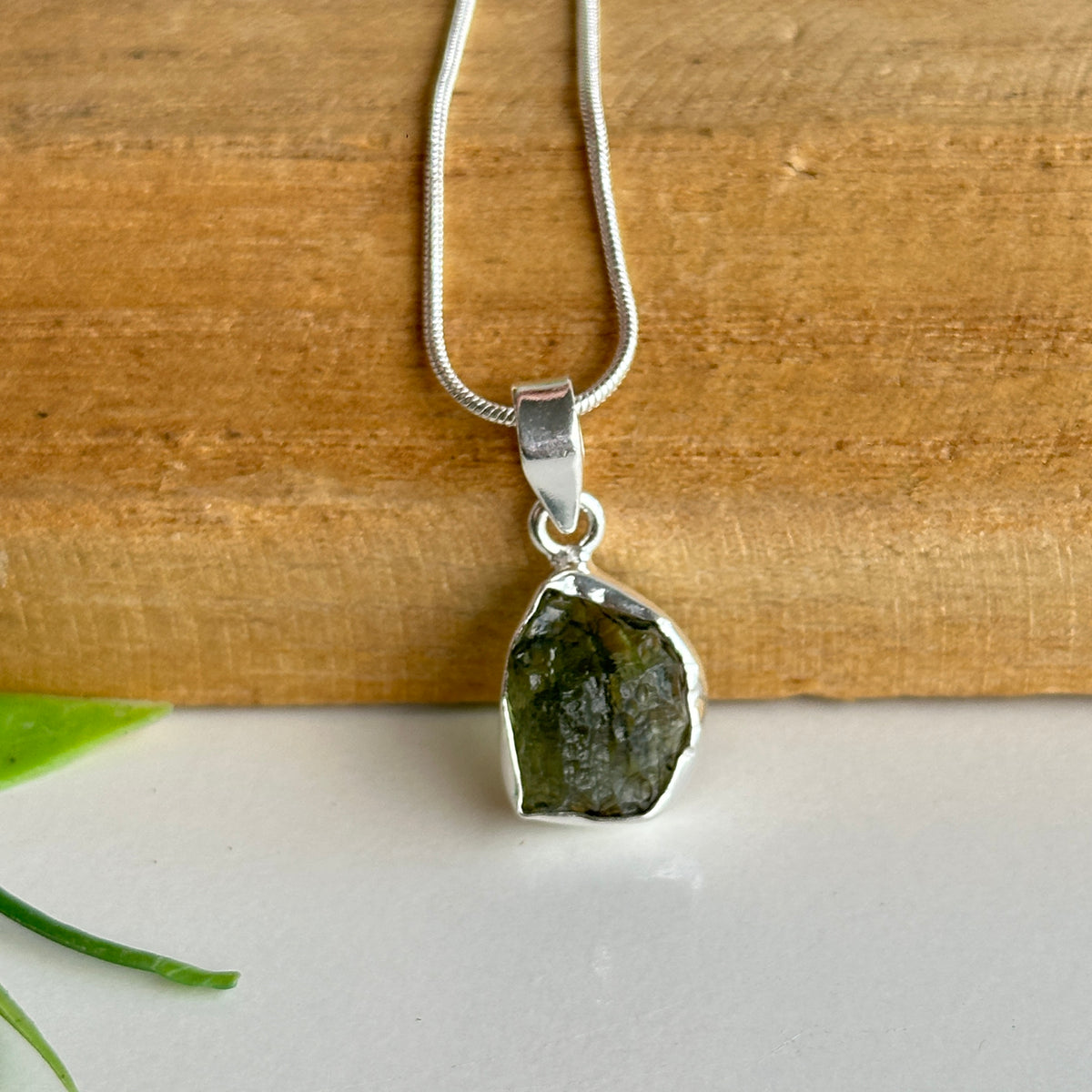 Moldavite Pendant