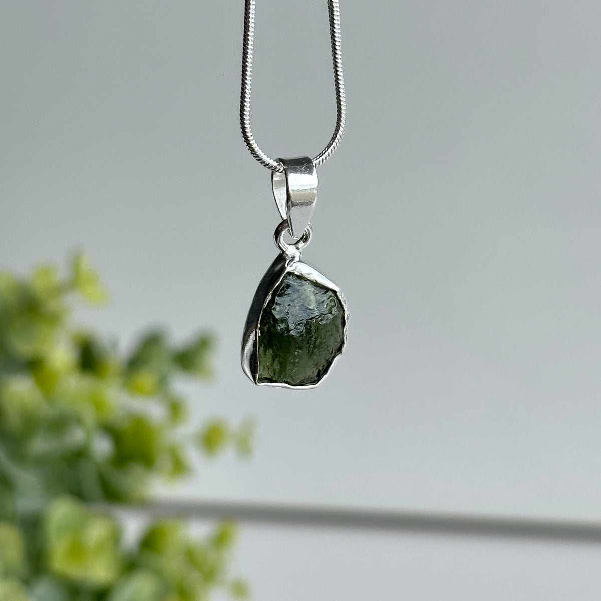 Moldavite Pendant