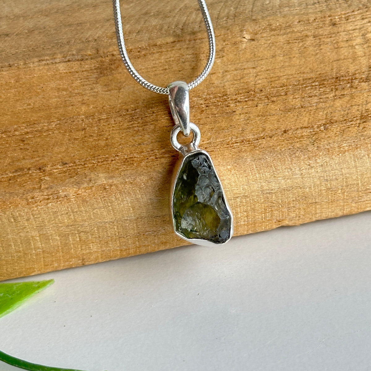 Moldavite Pendant