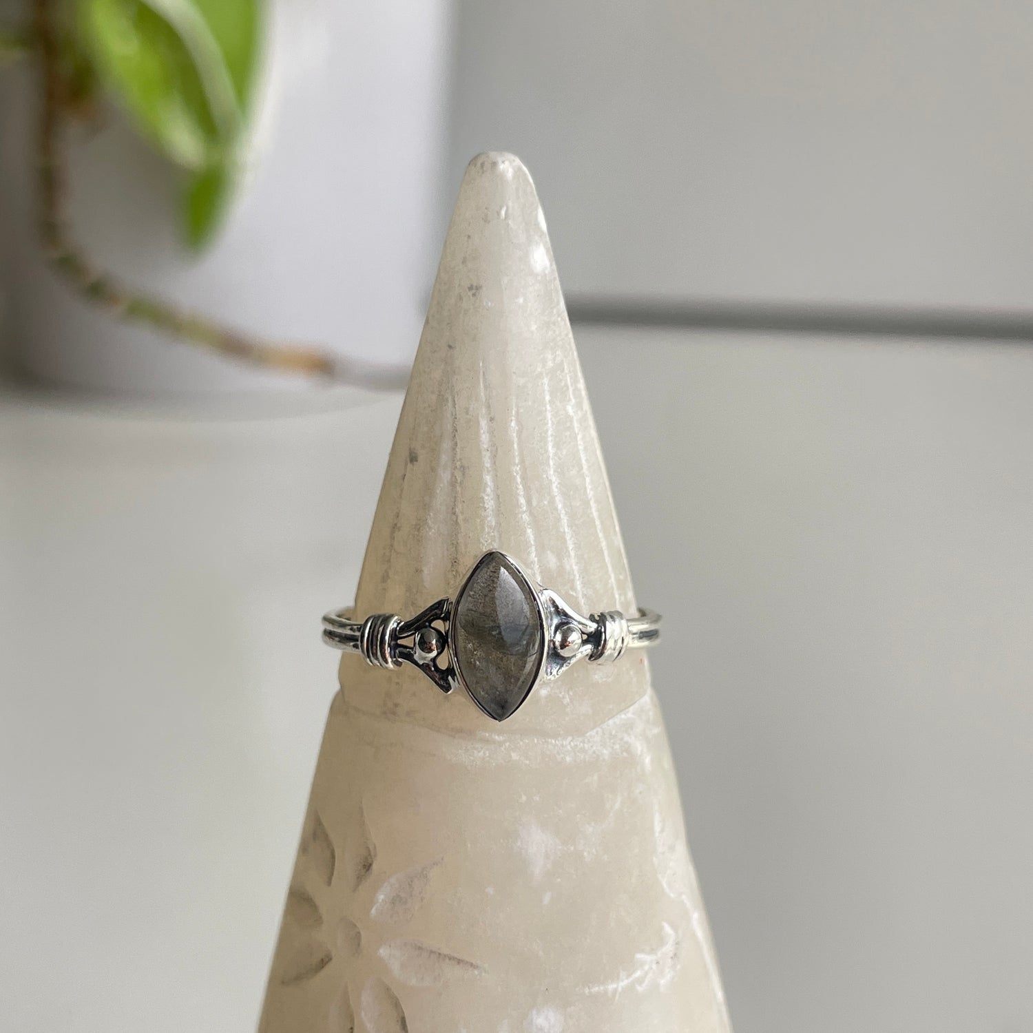 Labradorite Marquise Ring