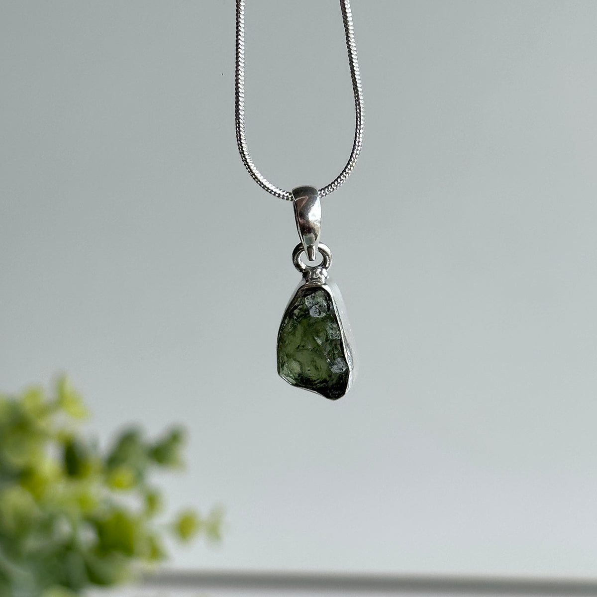 Moldavite Pendant