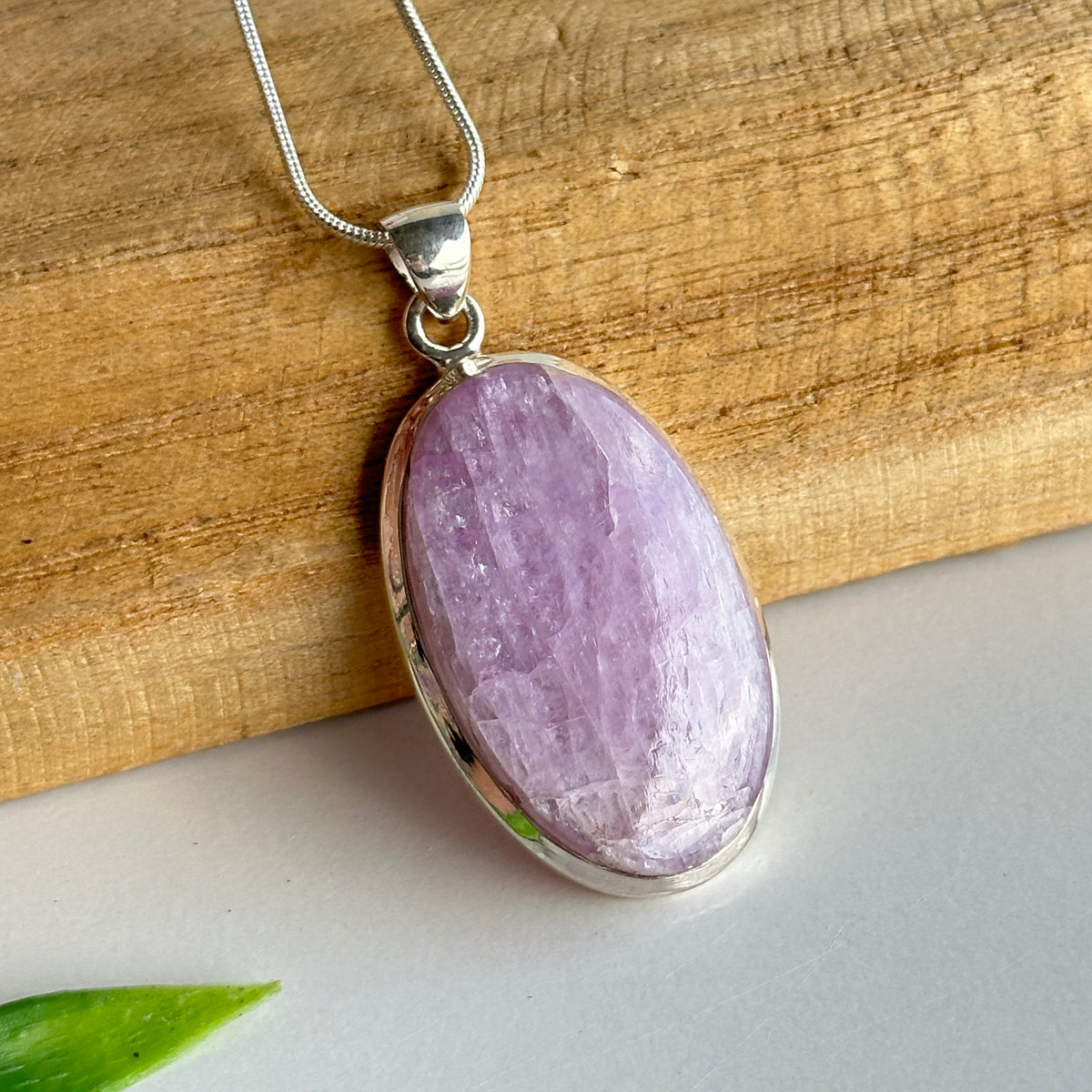 Kunzite Oval Pendant