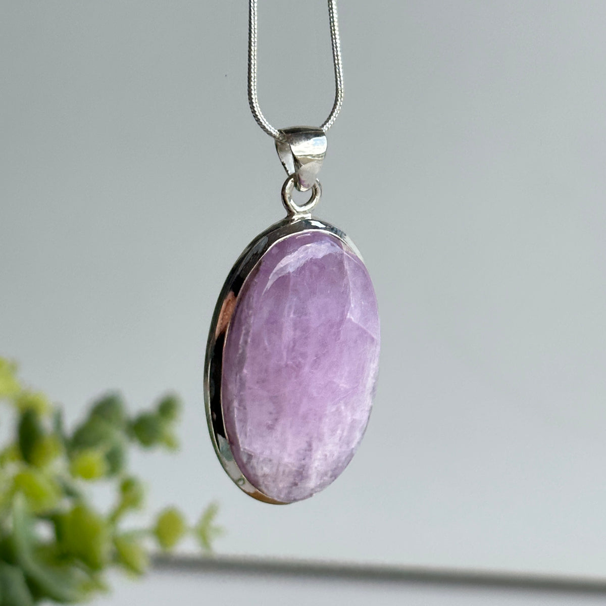 Kunzite Oval Pendant