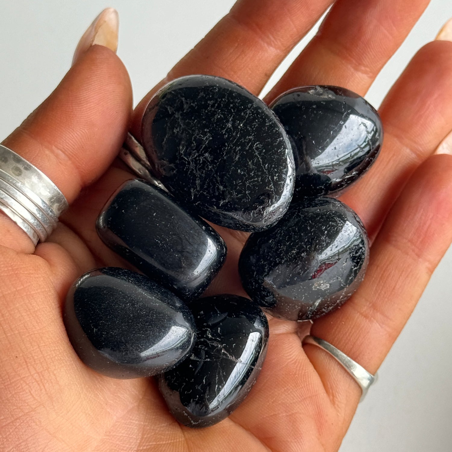 Black Tourmaline Tumbled