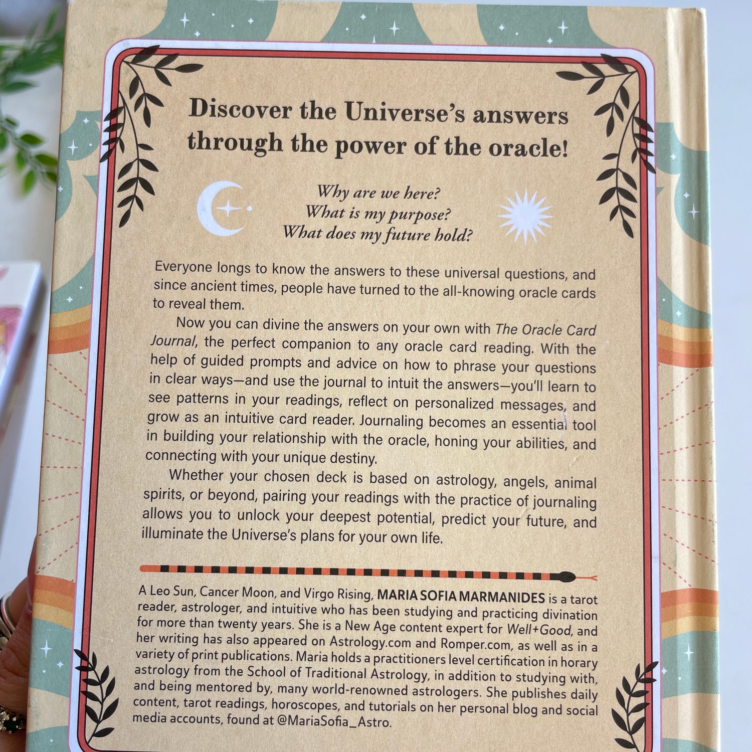The Oracle Card Journal Maria Sofia