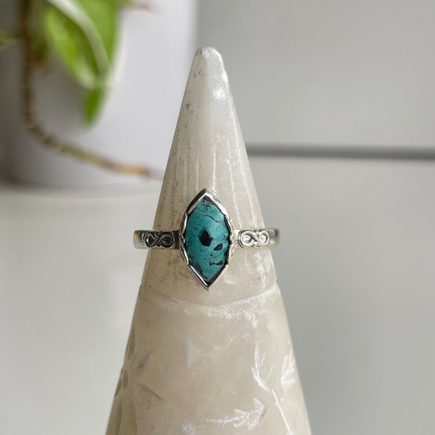 Turquoise Marquise Ring