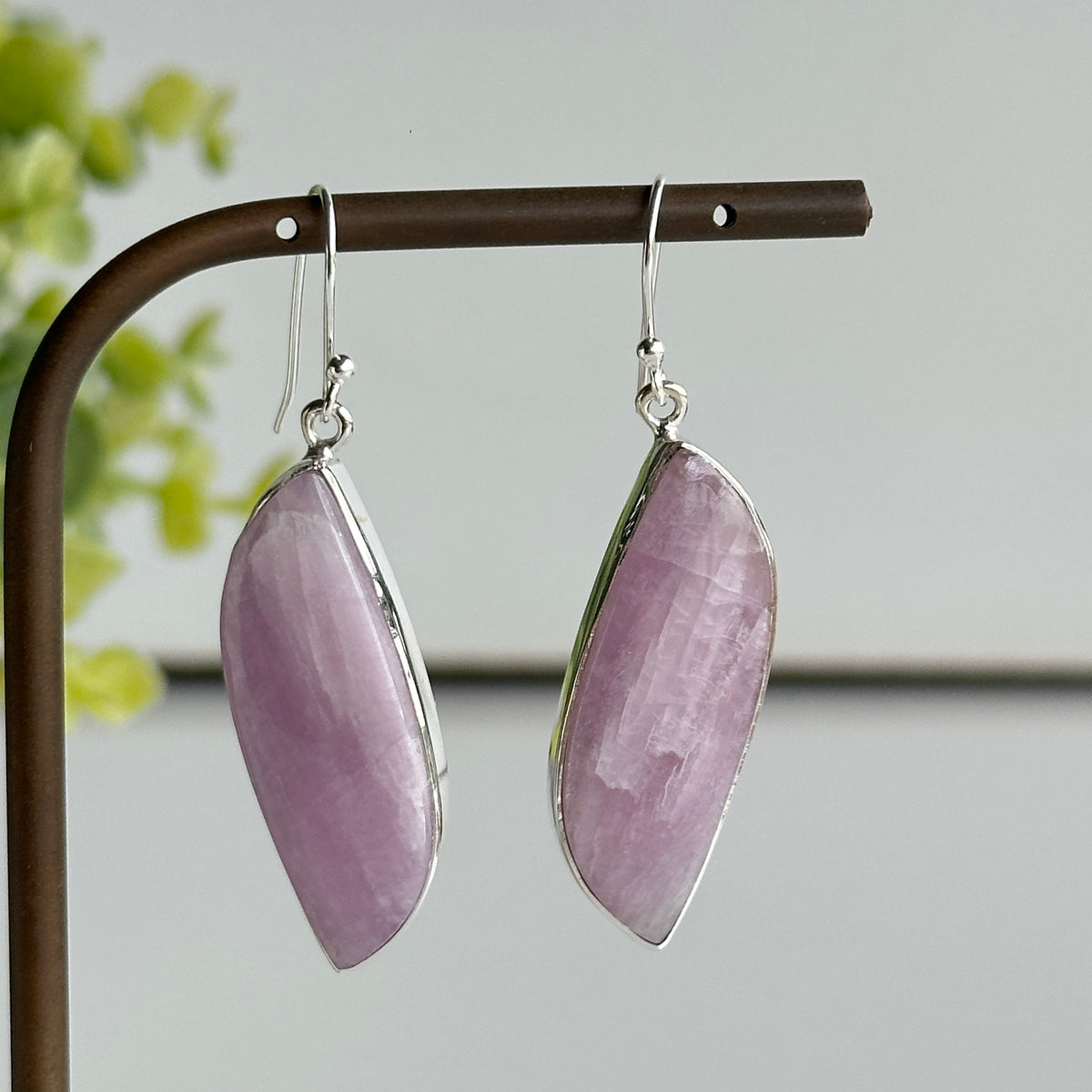 Kunzite Wave Earrings