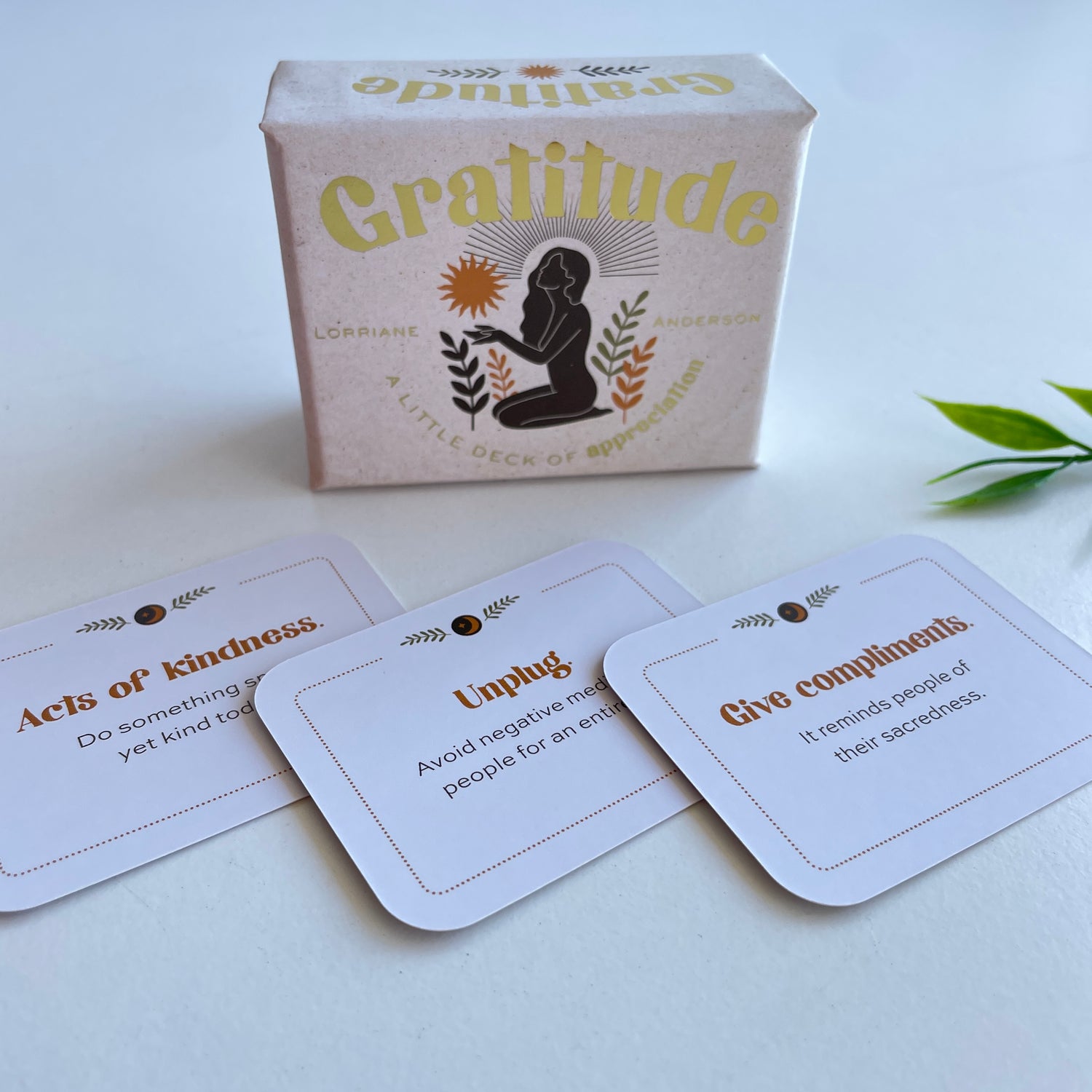 Gratitude A Little Deck Of Appreciation Lorriane Anderson