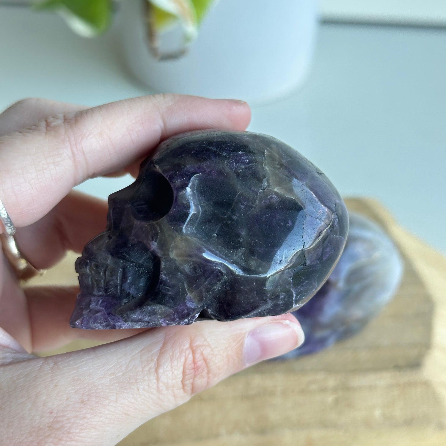 Amethyst Skull