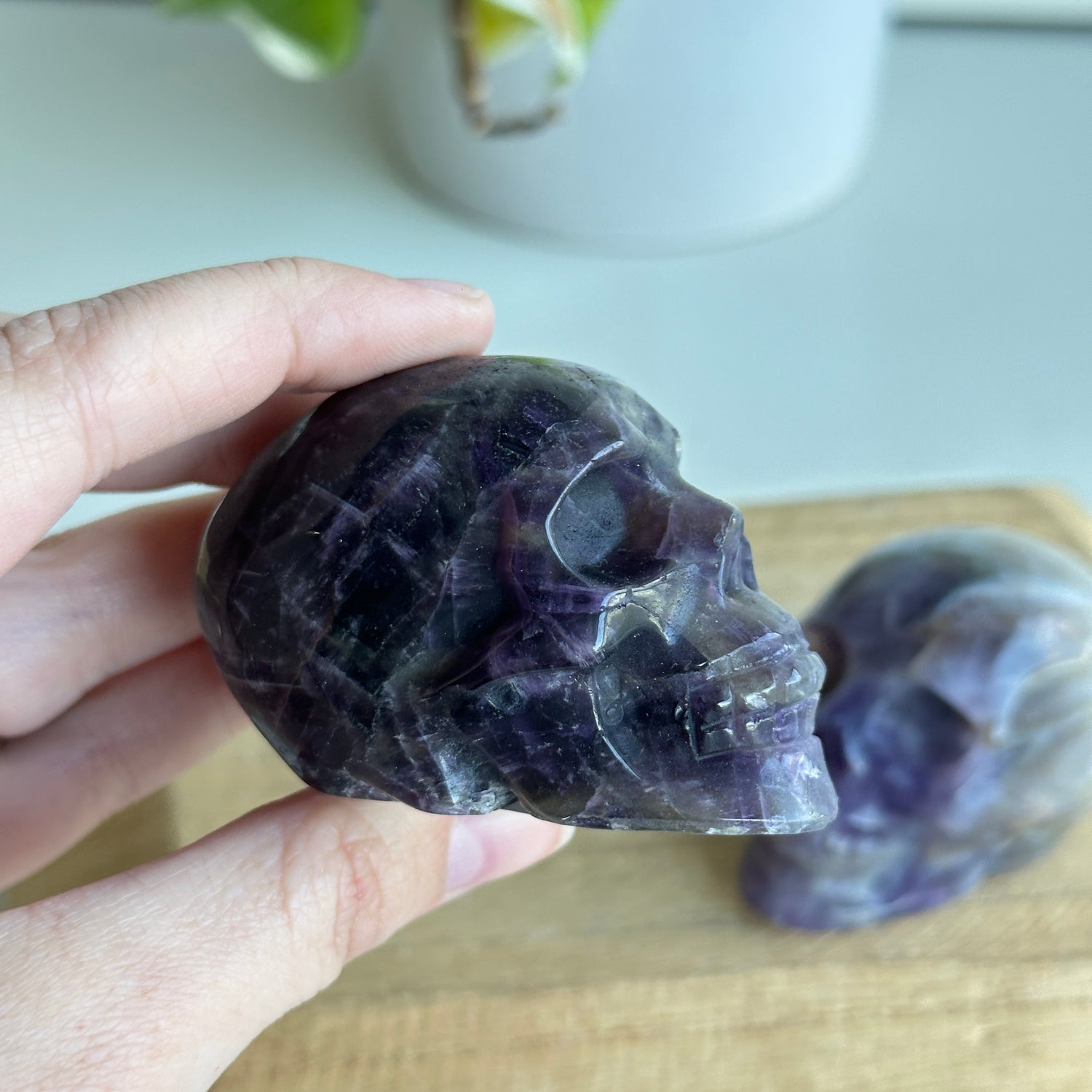 Amethyst Skull