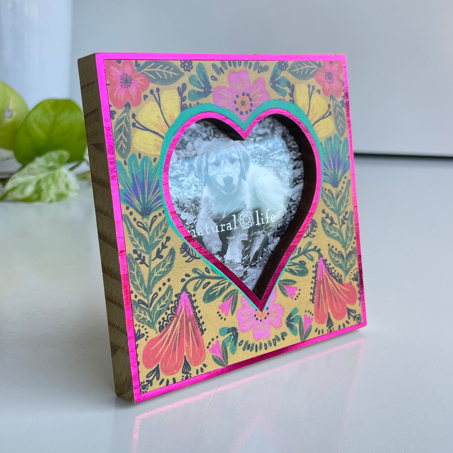 Pink Heart Frame FRM000006