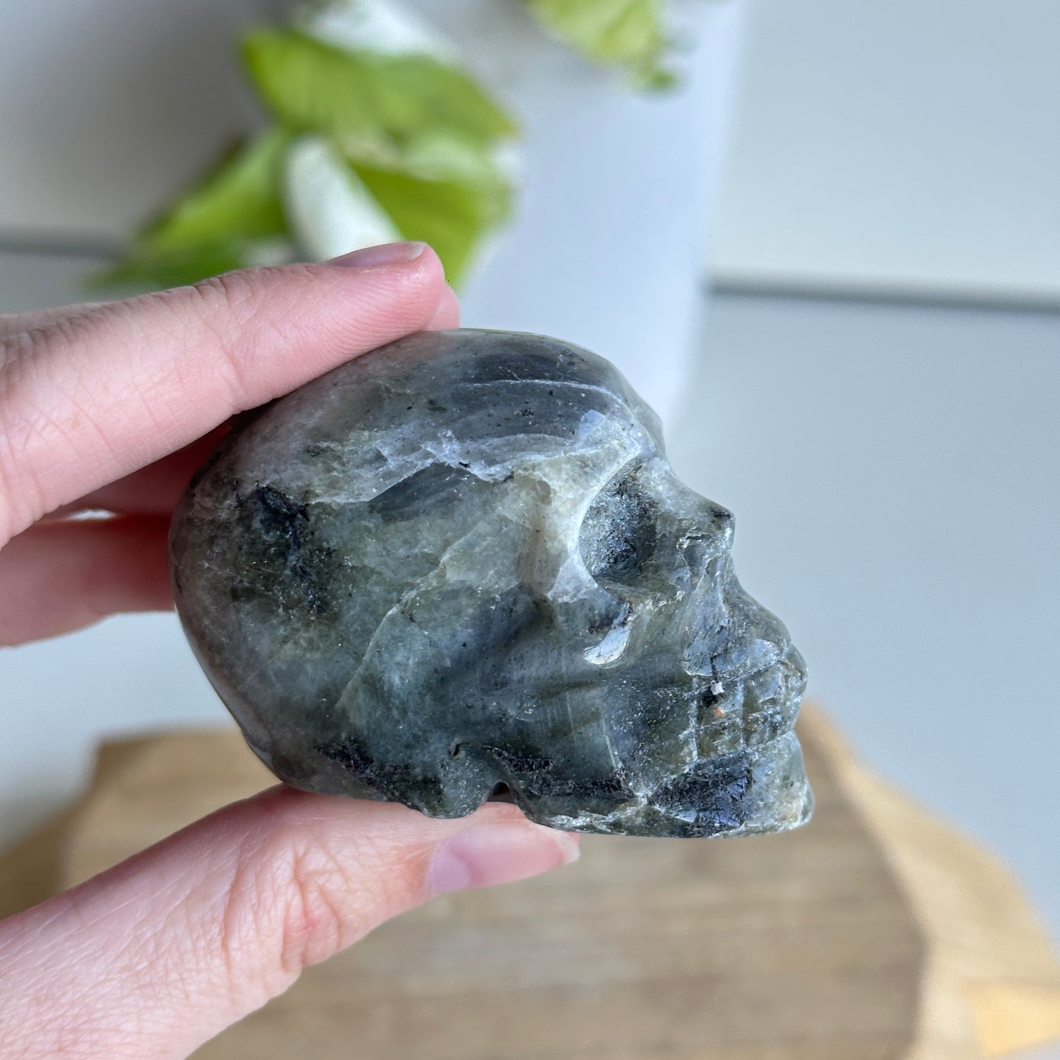 Labradorite Skull