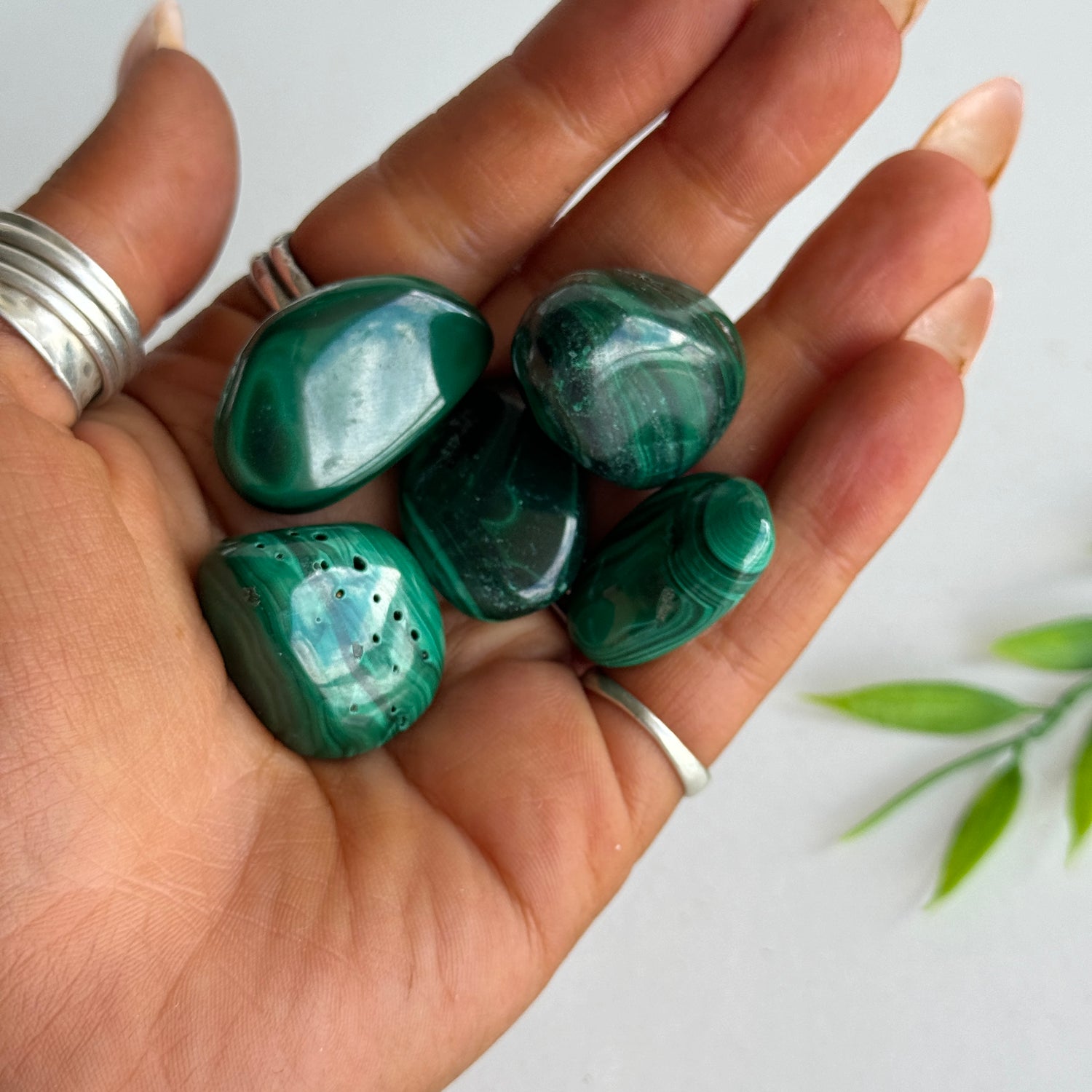 Malachite Tumbled
