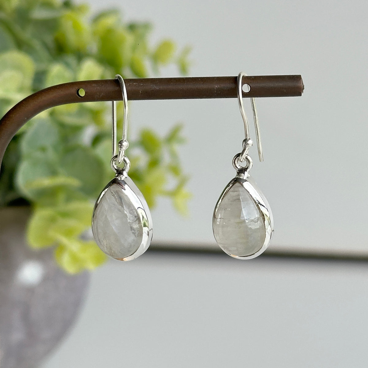 Moonstone Teardrop Earrings