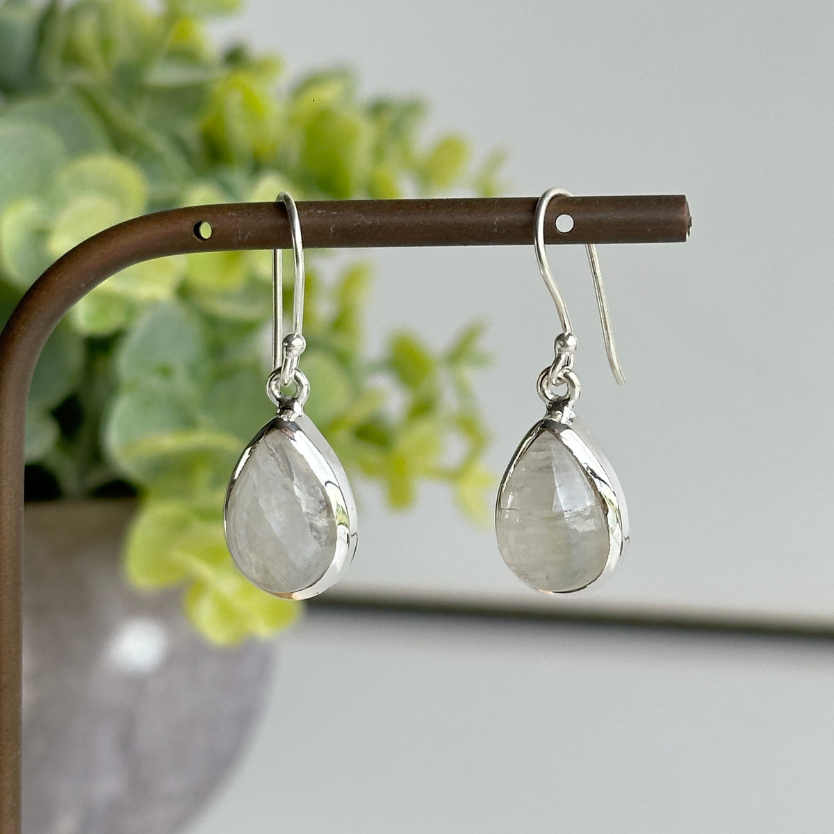 Moonstone Teardrop Earrings