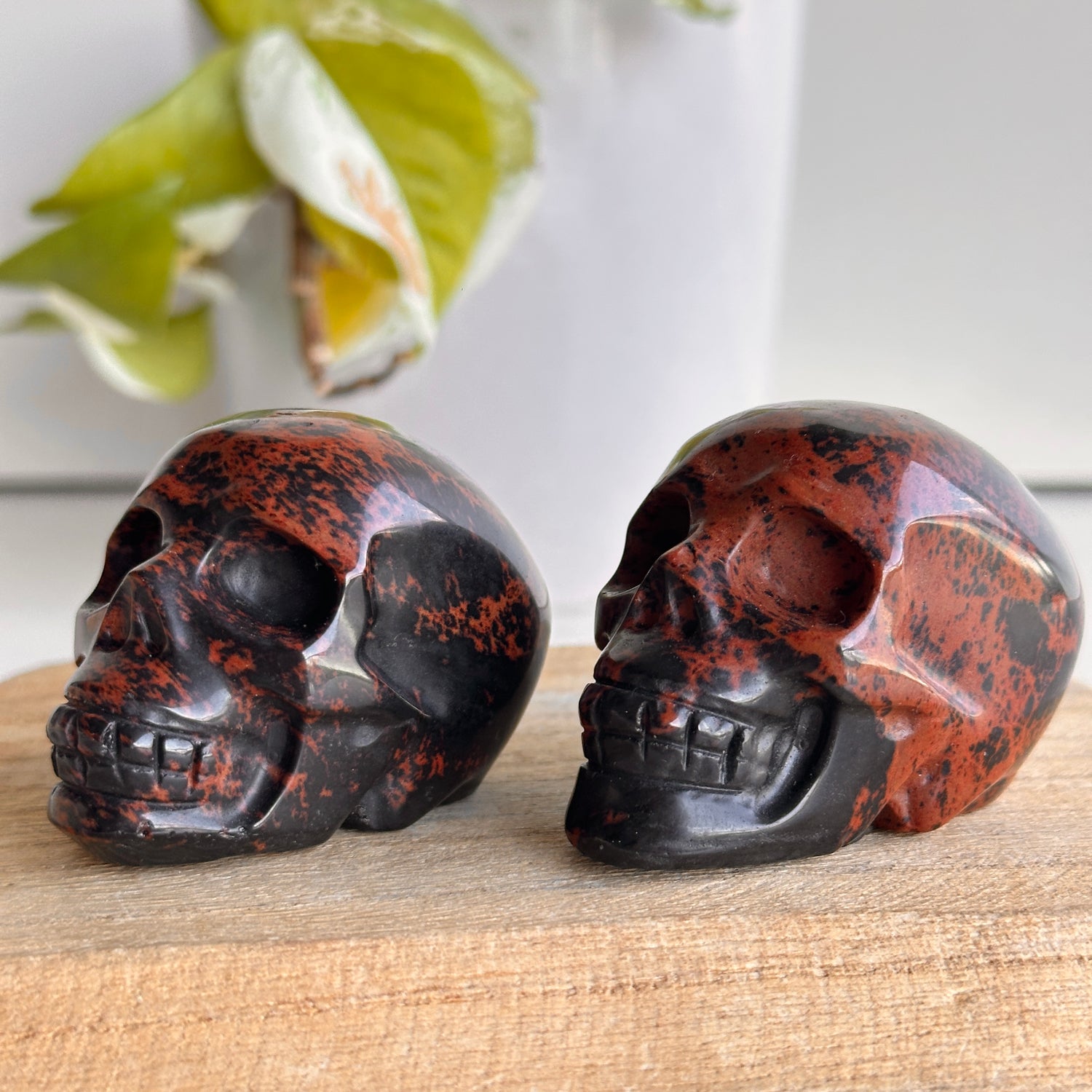 Mahogany Obsidian Skull