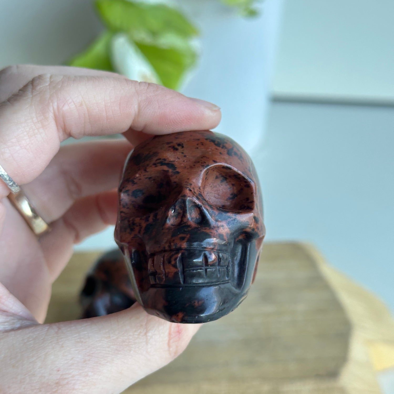 Mahogany Obsidian Skull