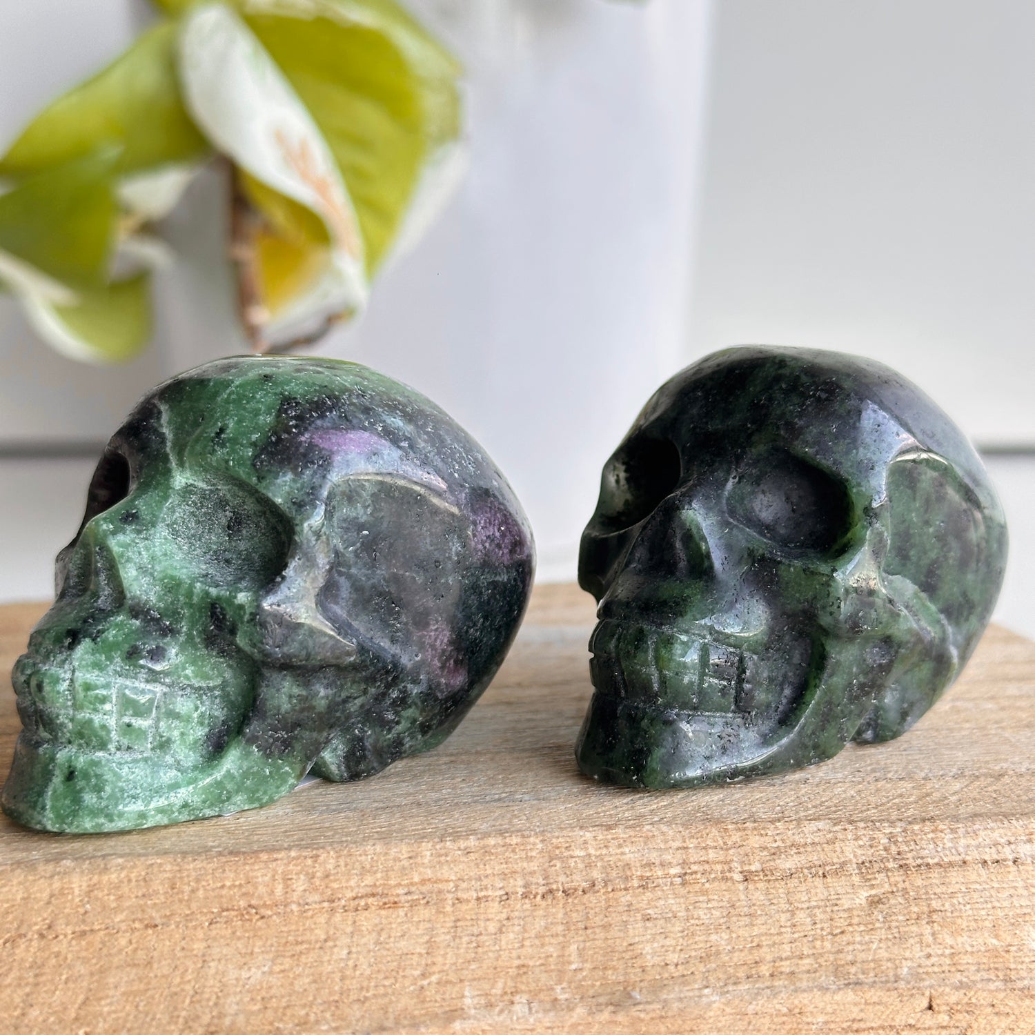 Ruby In Zoisite Skull