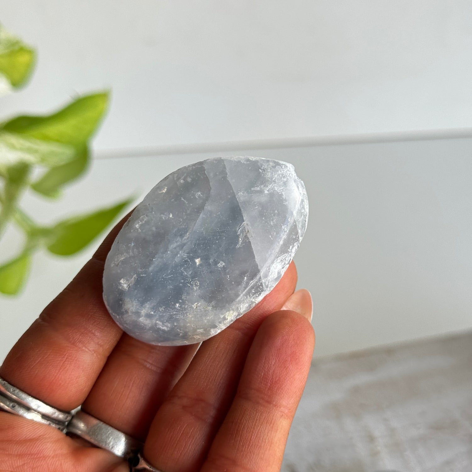 Celestite Tumbled Med