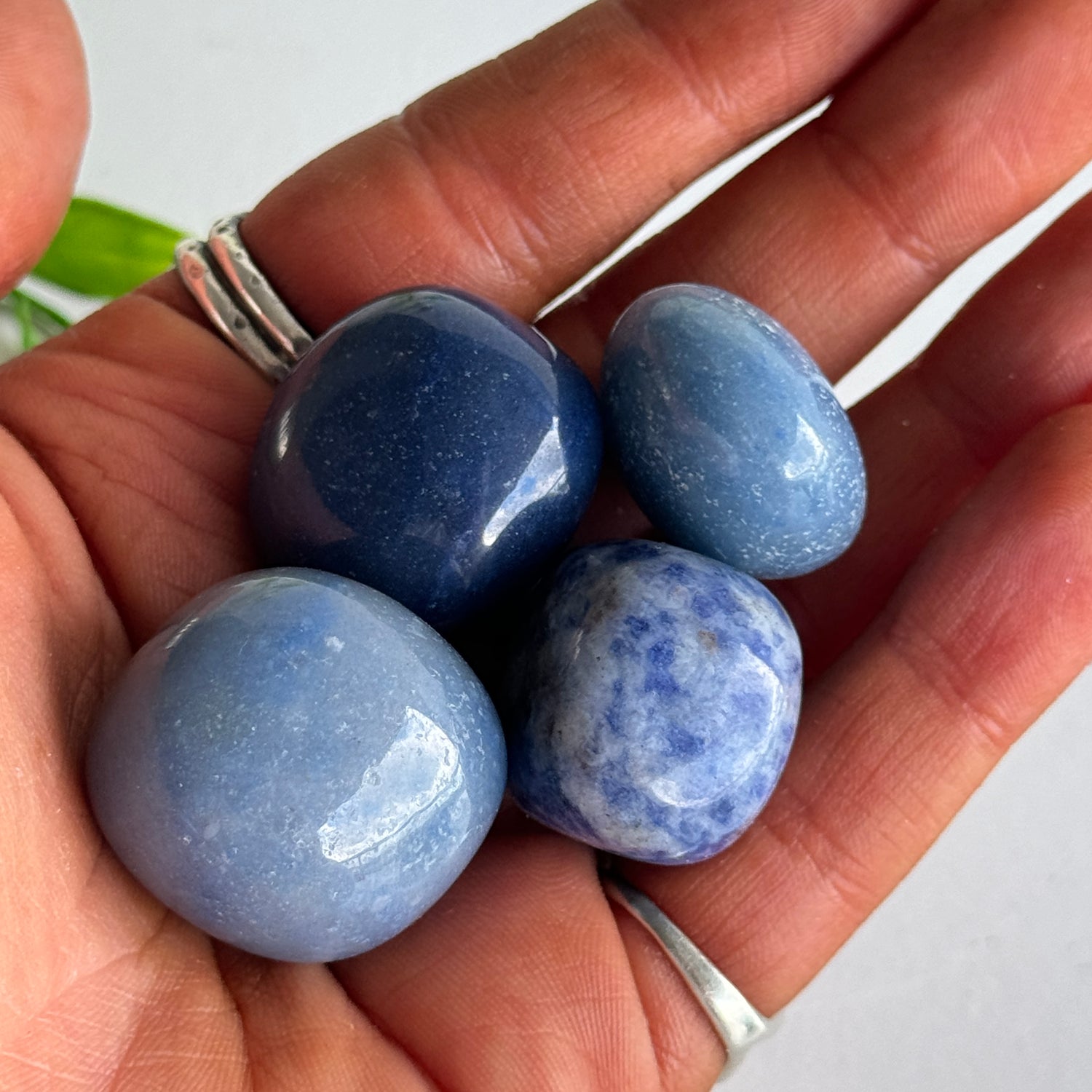 Blue Quartz Tumbled