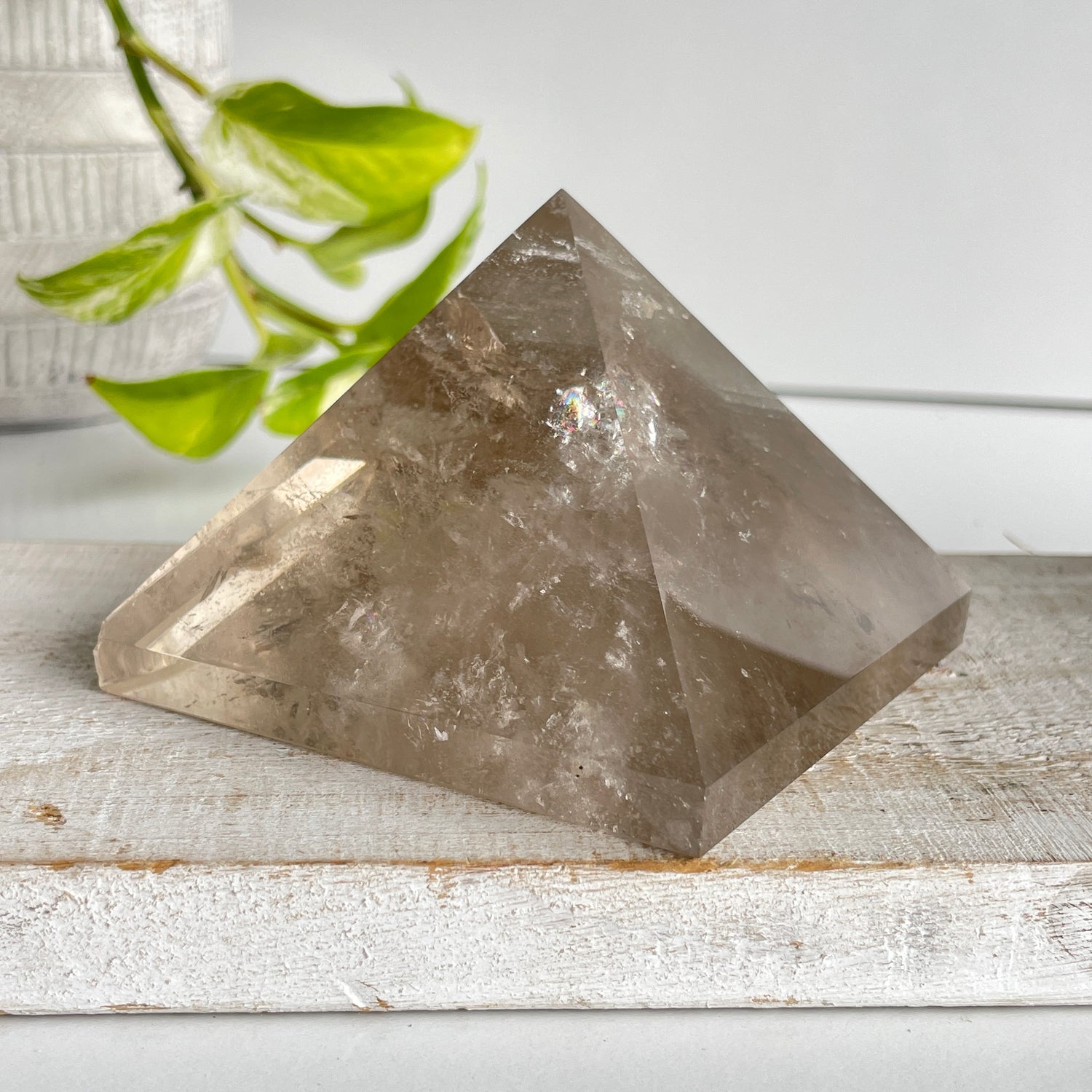 Smoky  Quartz Pyramid 476g