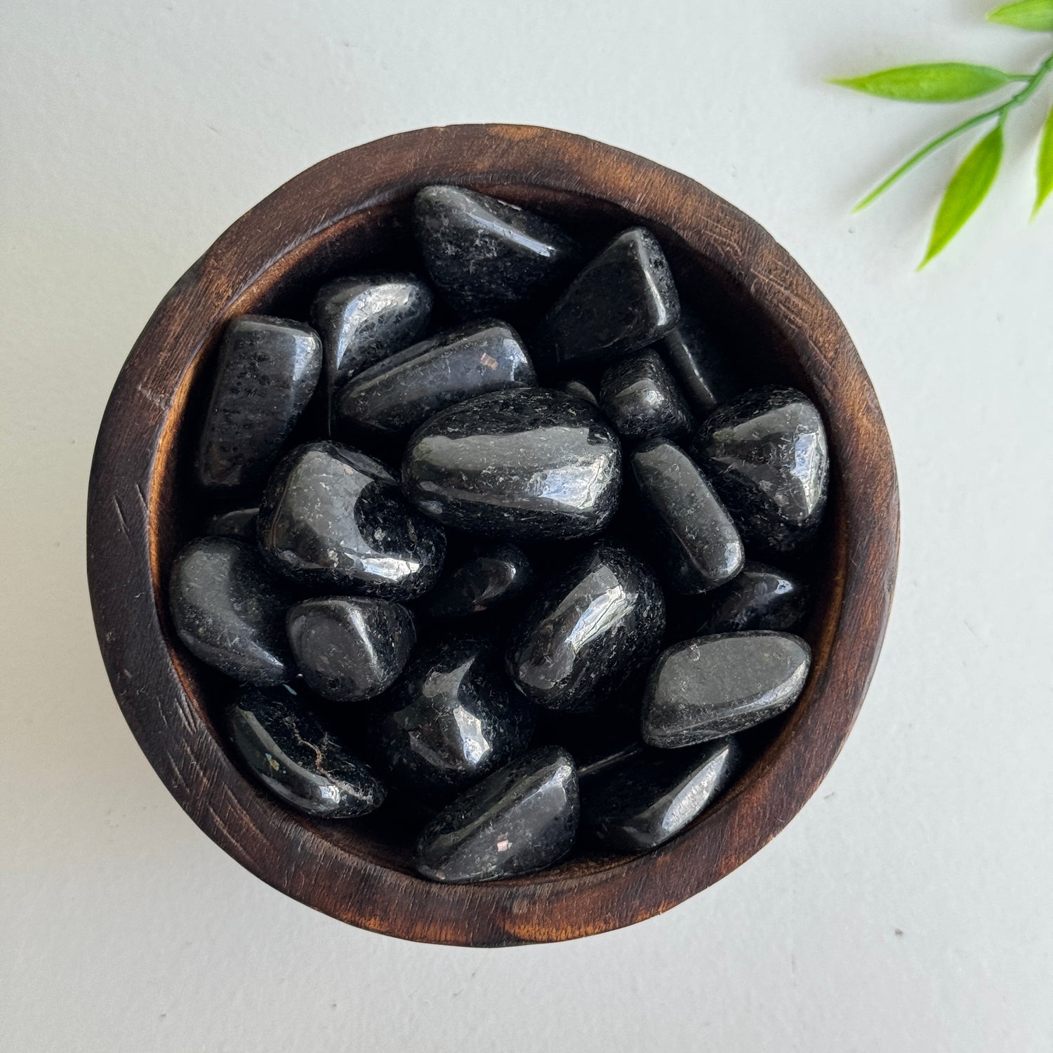 Nuummite Tumbled