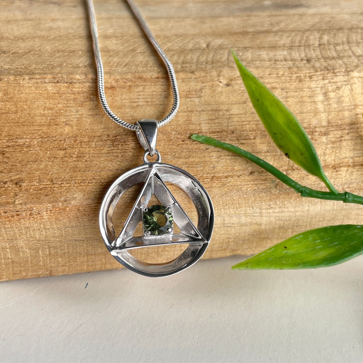 Alchemy Moldavite Pendant