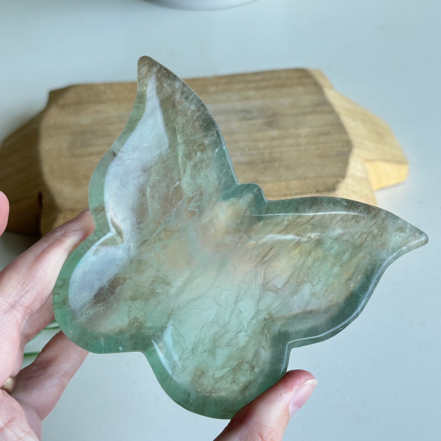 Fluorite Butterfly Bowl 11.4cm