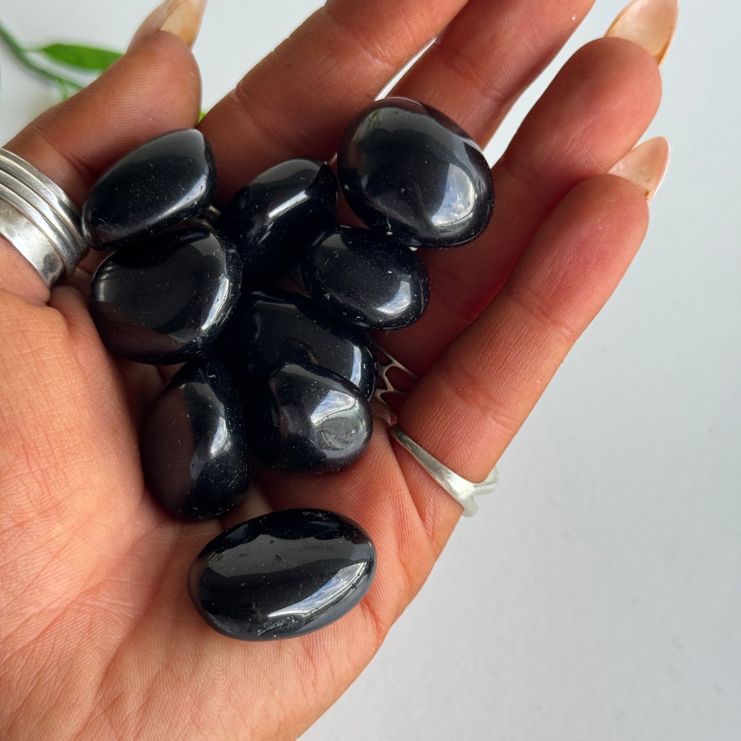 Black Obsidian Tumbled