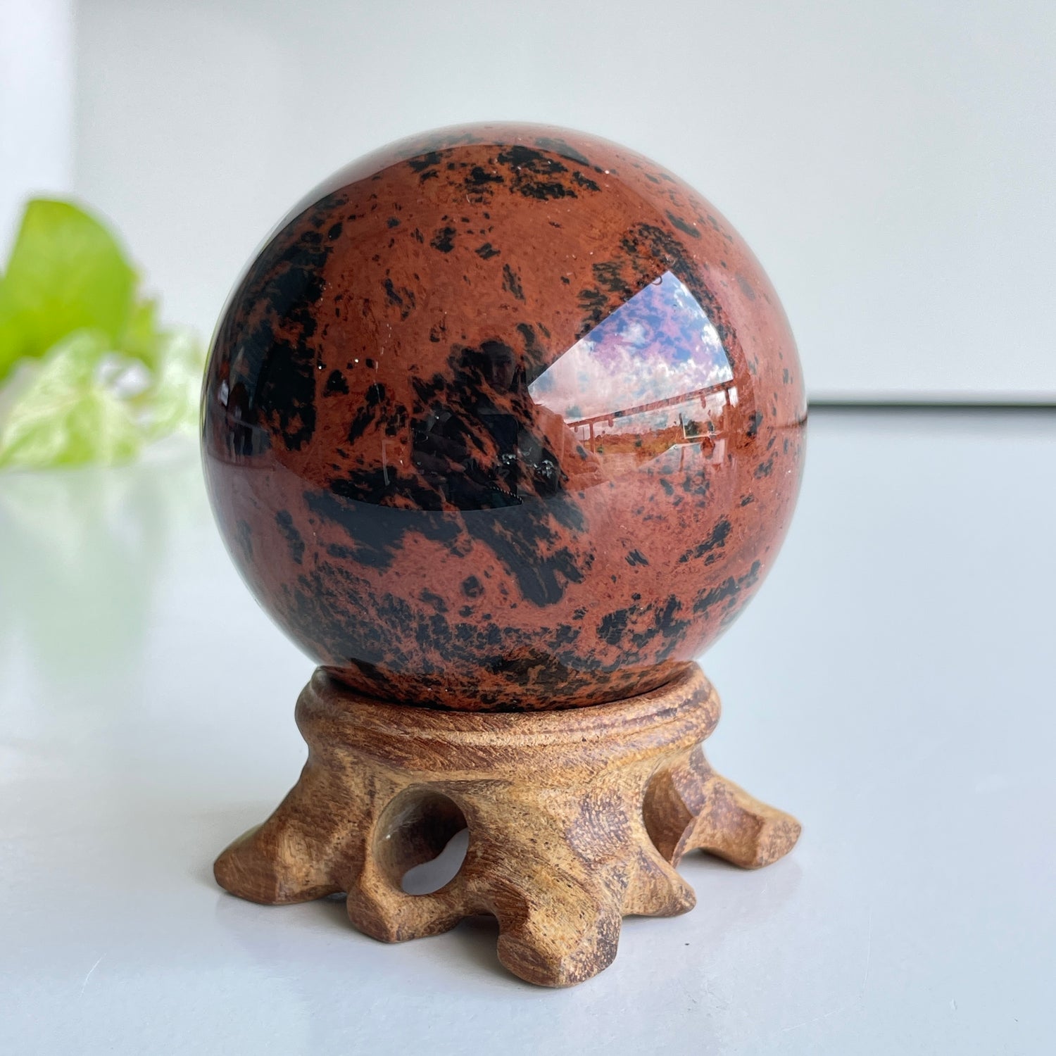 Mahogany Obsidian Sphere 6.1cm