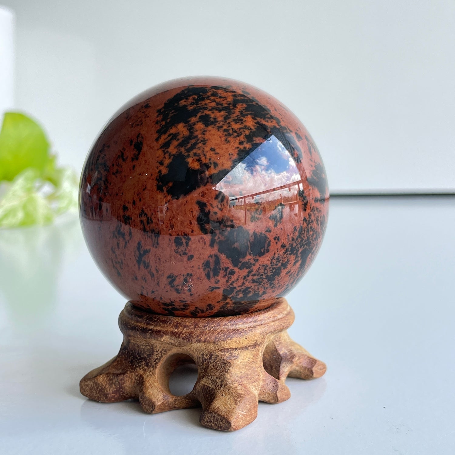 Mahogany Obsidian Sphere 6.1cm