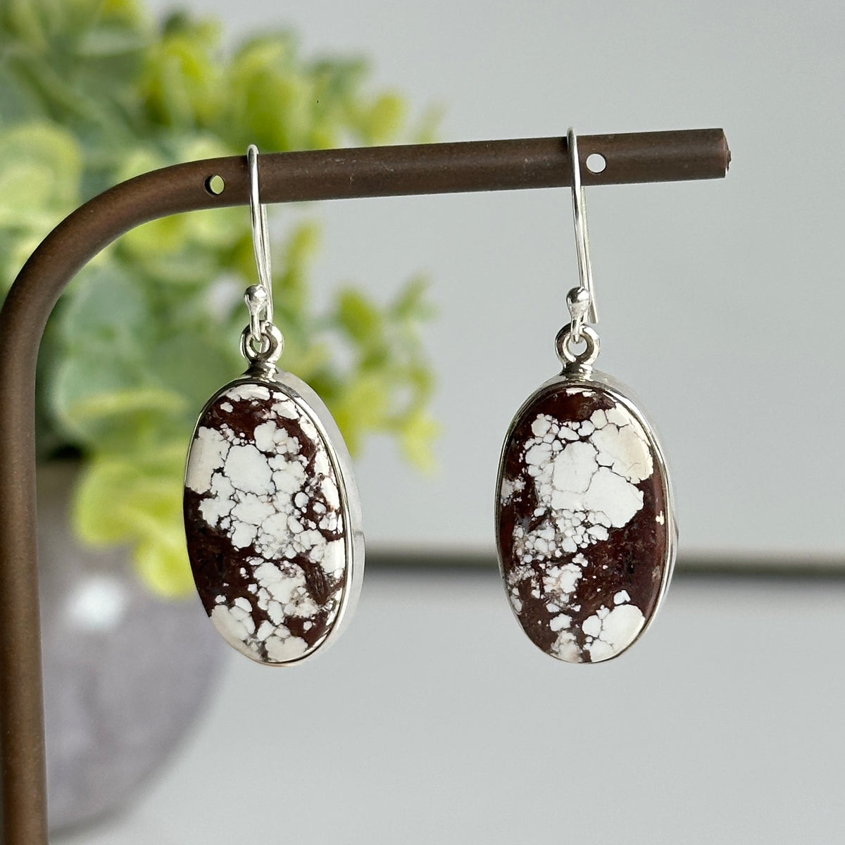 Wild Horse Oval Earrings