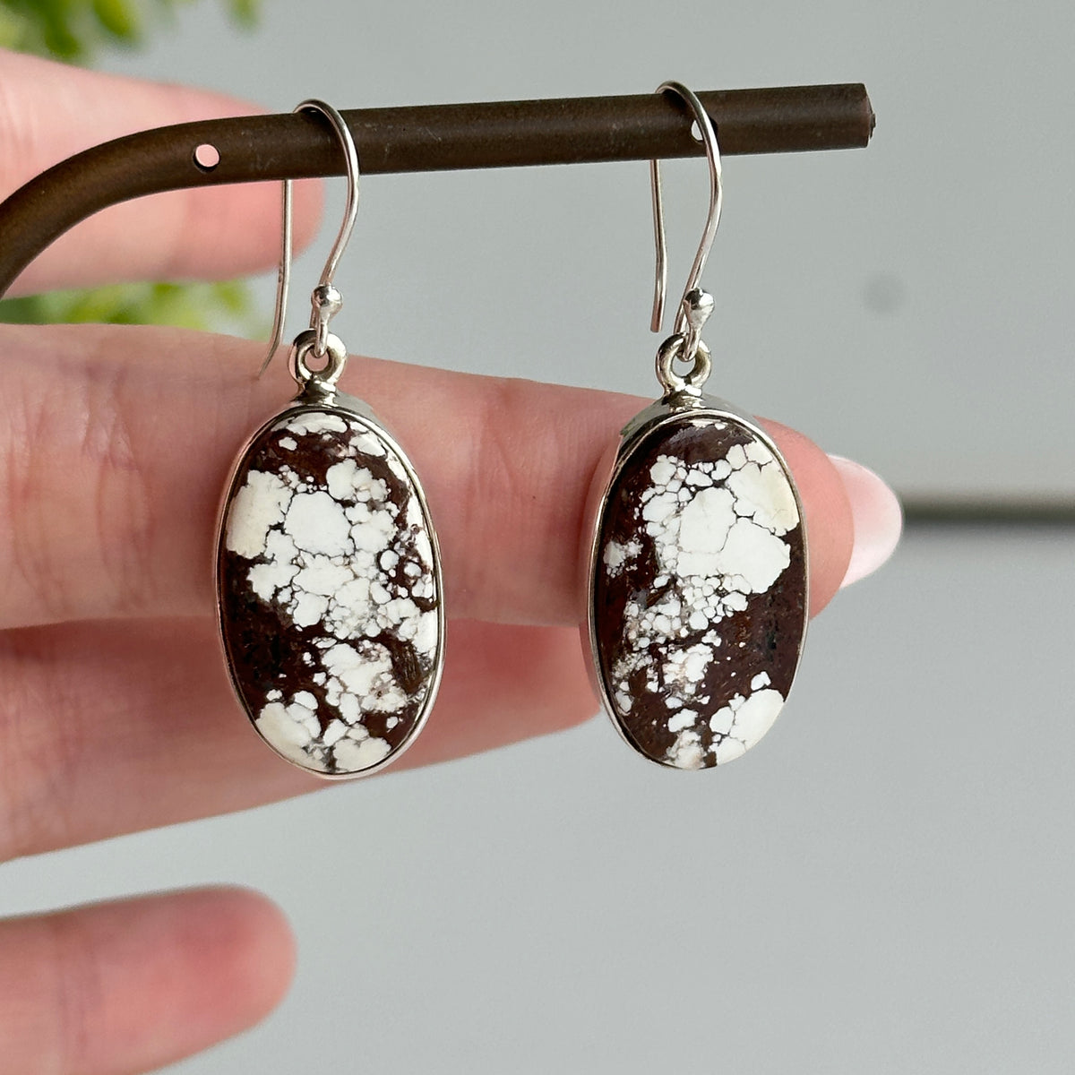 Wild Horse Oval Earrings